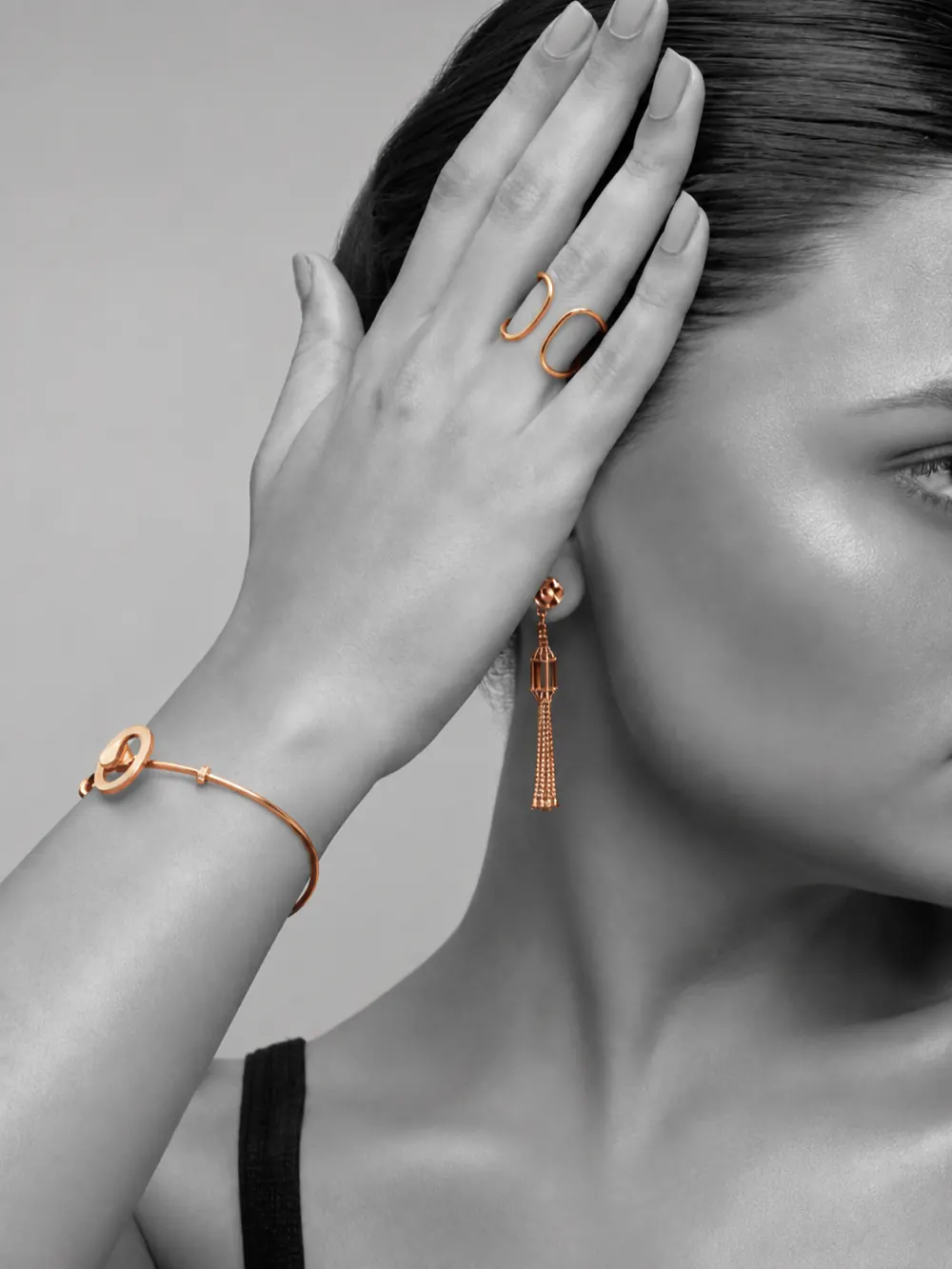 Avant-Garde Lantern Drop Earrings