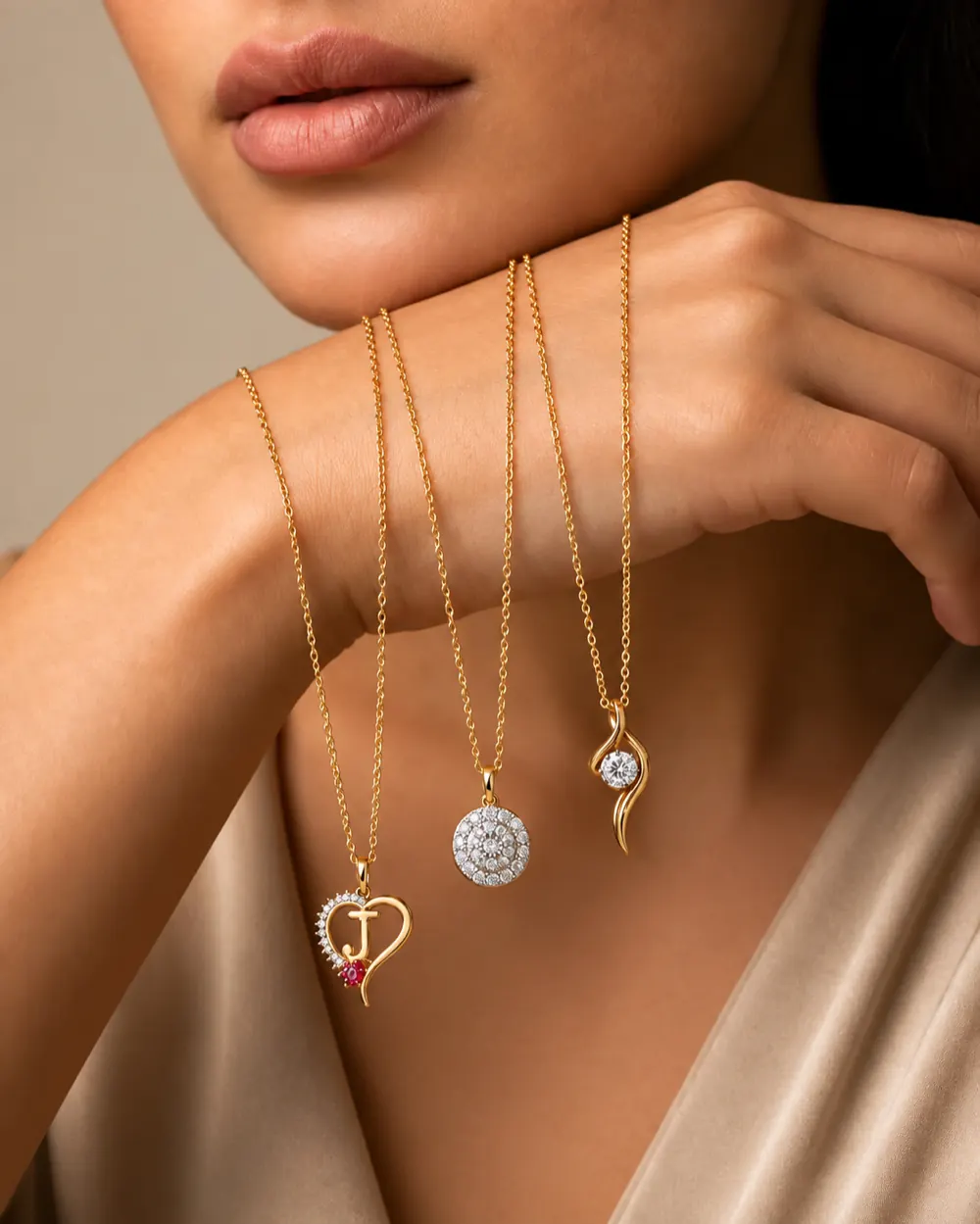 The Signature Fine Talisman Trio Pendants