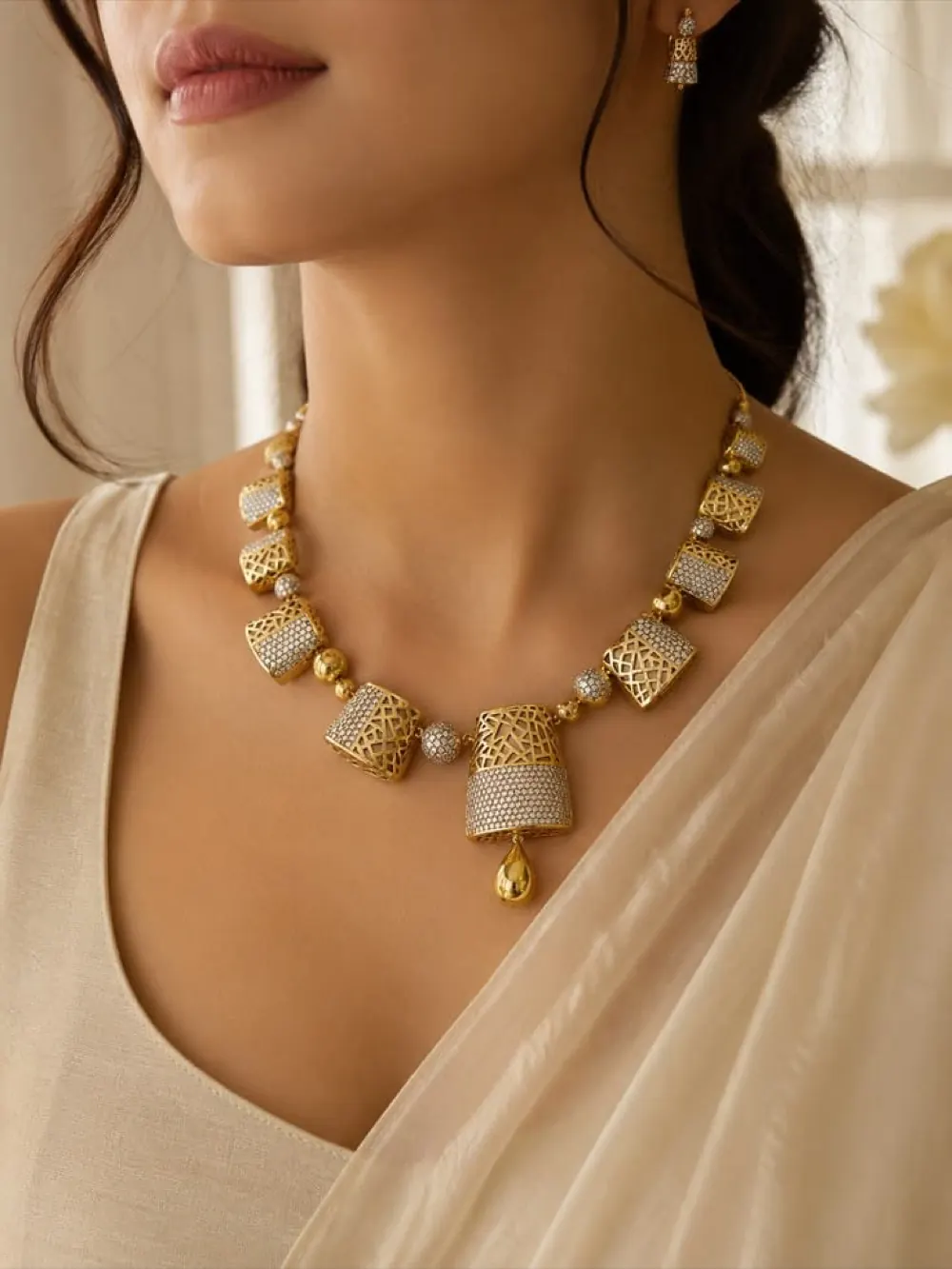 The Imperial Zambian Emerald Suite: choker, earrings, bracelet and ring